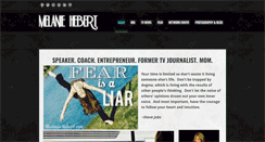 Desktop Screenshot of melaniehebert.com